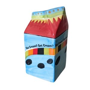 Bella Casa "Got Cream" Milk Carton Style Creamer